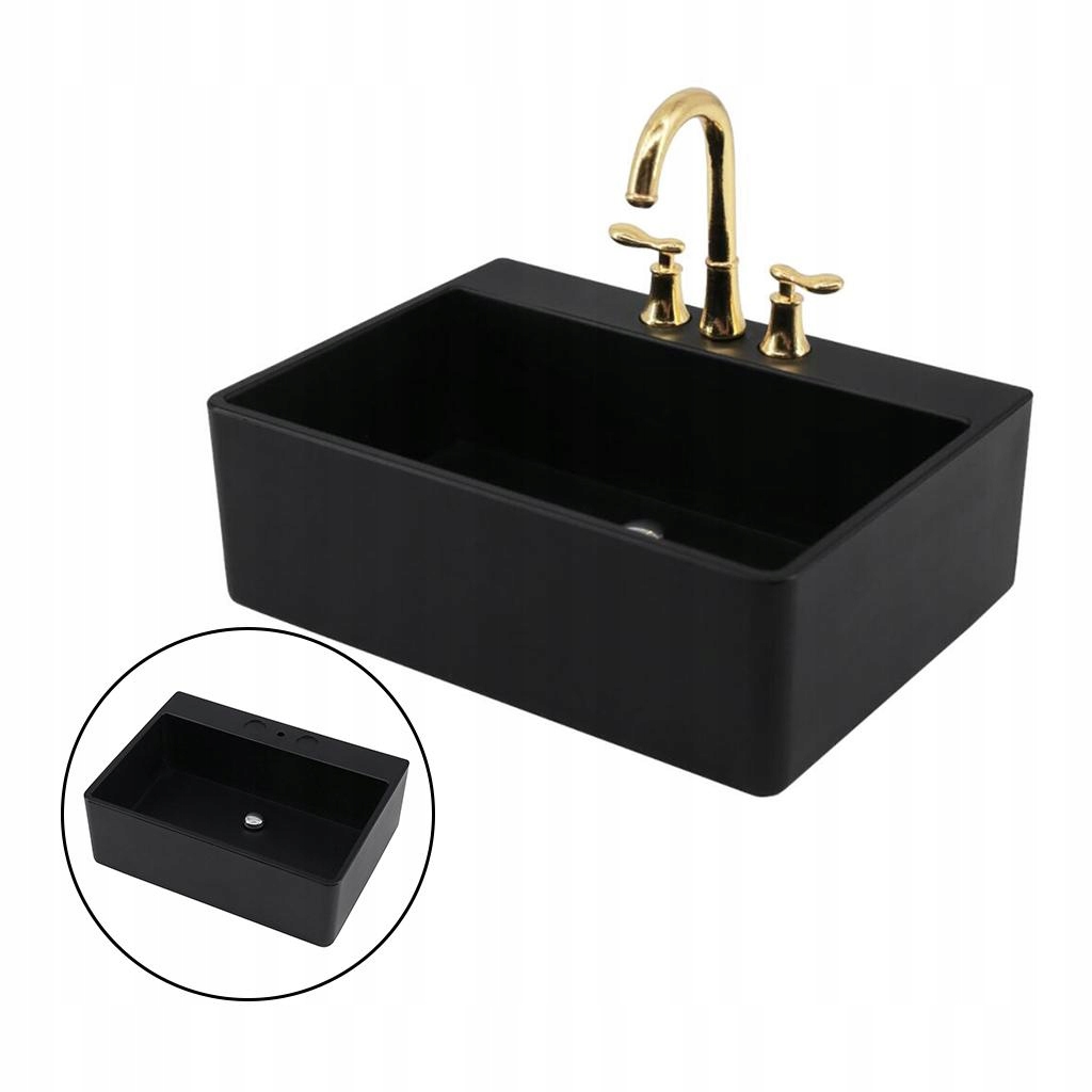 1/6 štvorcového PVC Washbasin Washbasin / Tap