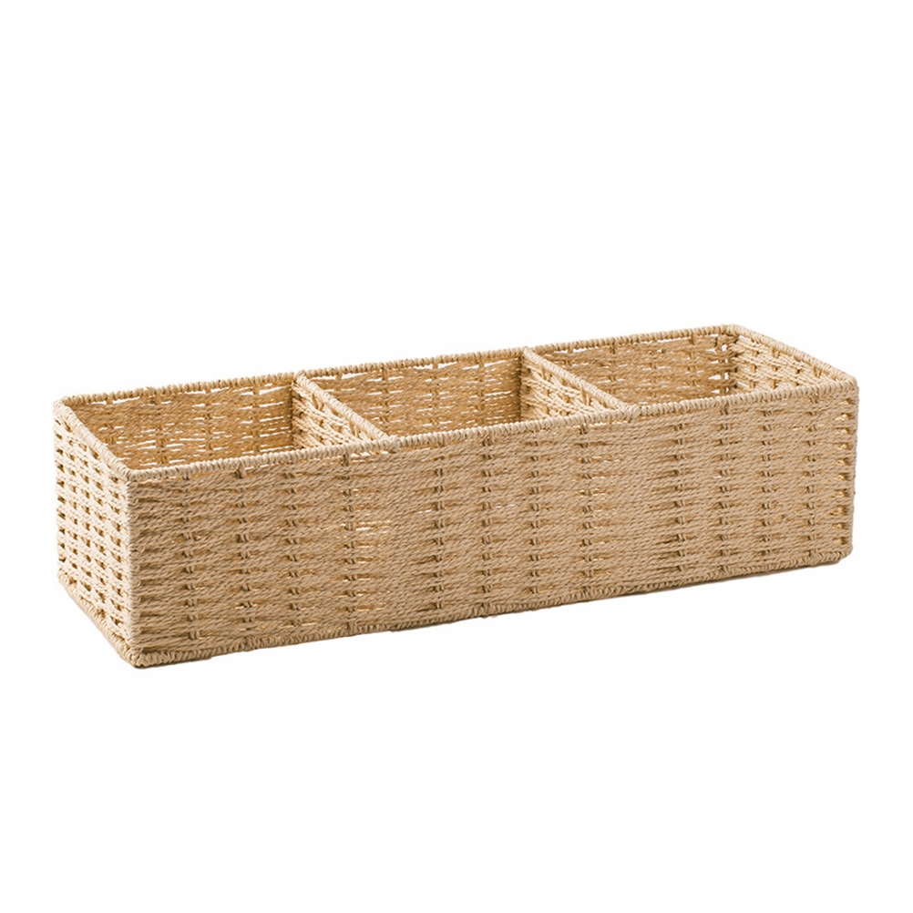 1 PC Village Style 3-vlákien Desktop Basket