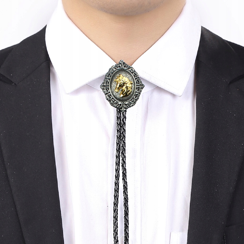 Kravata na elastickom 2 (x) ist Classic Cowboy TIE Nový prívesok Acryl Pendant
