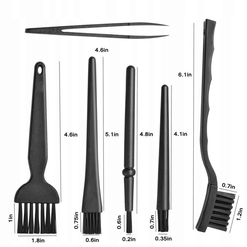 1 Štýlové sety ET Antistatic Brush Details