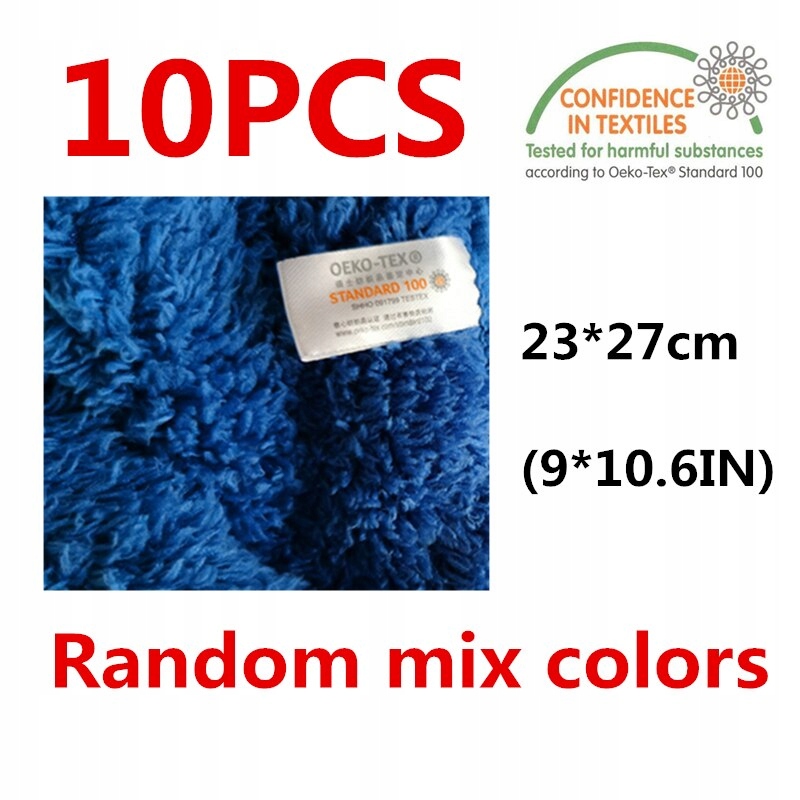 10PCS Náhodný štýl Nadýchané handry na domáce brúsivo