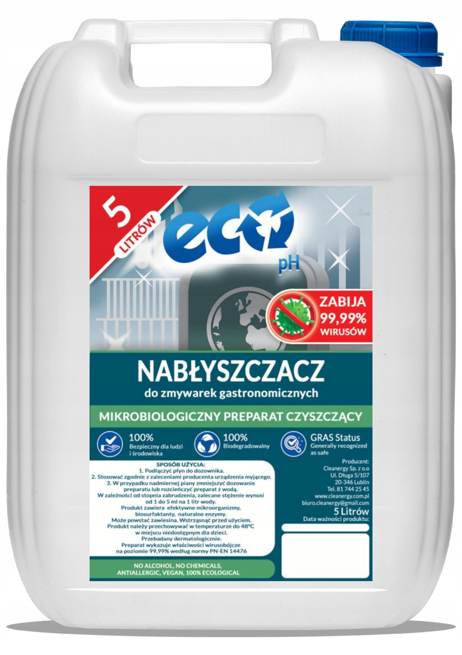 100% EKO Linker Potraviny riadu 5L