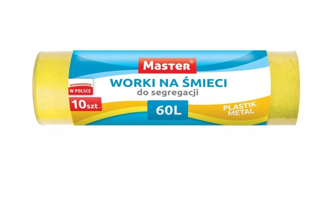100 x vrecia na odpadky 60 l žltá silná 10ks S224