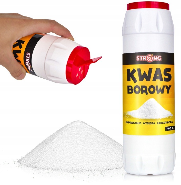 Čistá kyselina boritá 400 g – univerzálny prášok na čistenie a ochranu povrchov