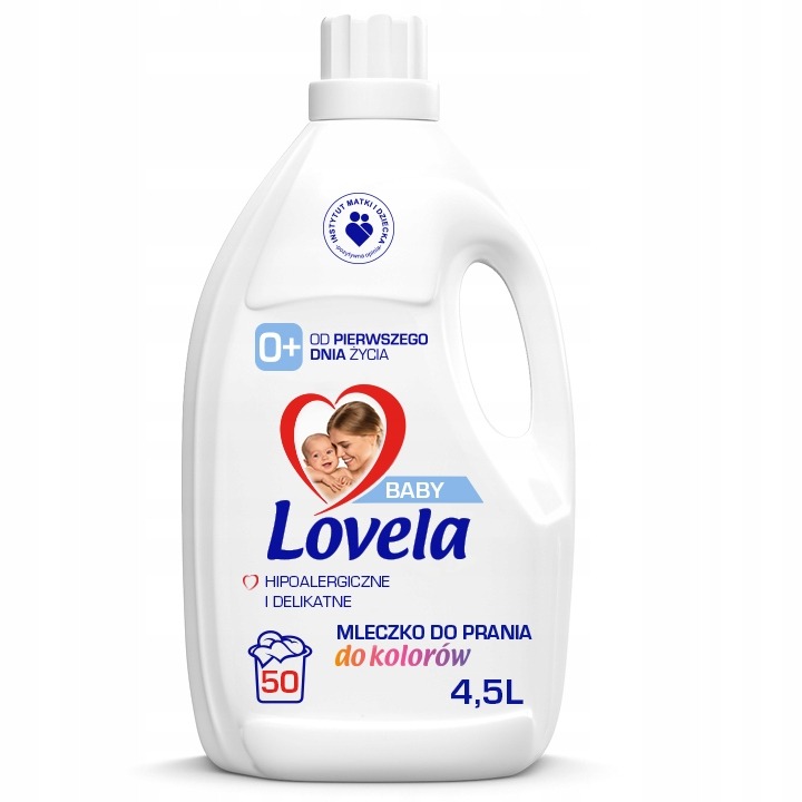 Lovela Baby hypoalergénne umývacie tekuté farby mlieko pre deti 4,5L