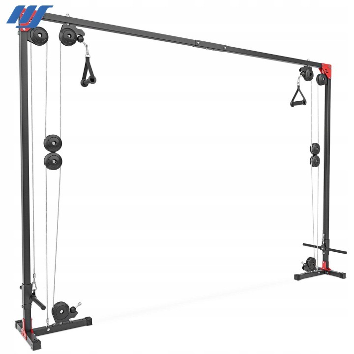 Posilňovací atlas Marbo Sport HG1044K, 66 kg záťažový blok, horná a spodná kladka
