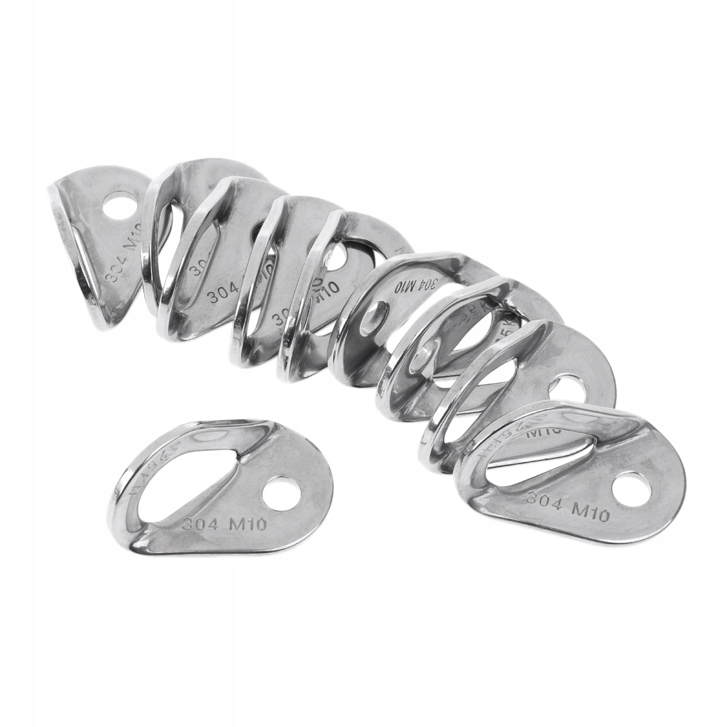 10x 10mm skalolezecká skrutka 25KN