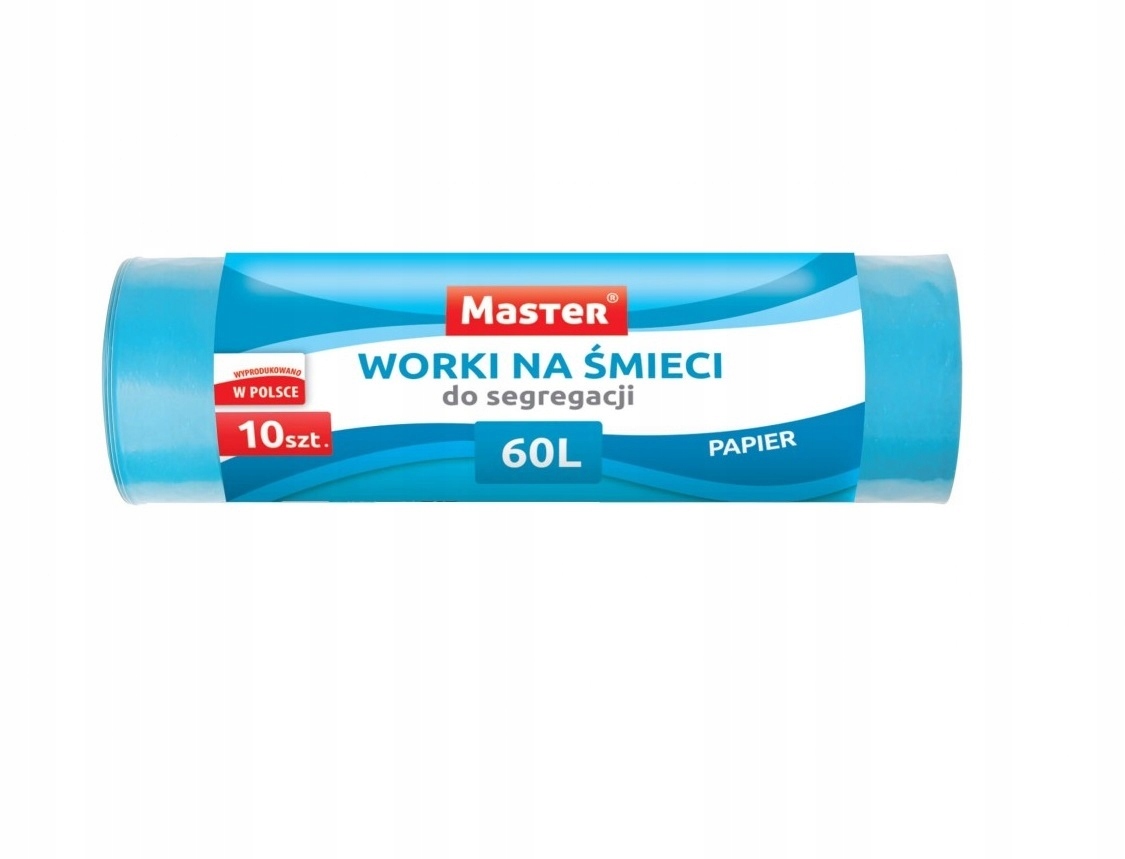 10x vrecká na odpadky 60 l Blue Strong 10ks S22