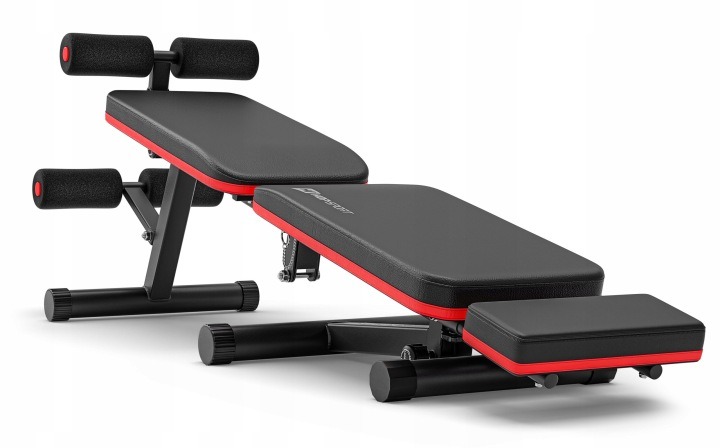 Nastaviteľná šikmá tréningová lavica Hop-Sport HS-2040HB, skladacia, nosnosť 150 kg