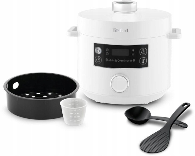 Tefal Turbo Cuisine CY754130 multifunkčný tlakový hrniec – 4,8 l, 10 programov, 1090 W