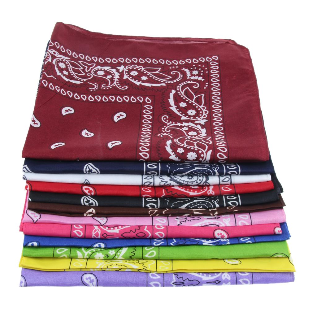 Šatka - Paisley Bandana Cotton - 12 kusov