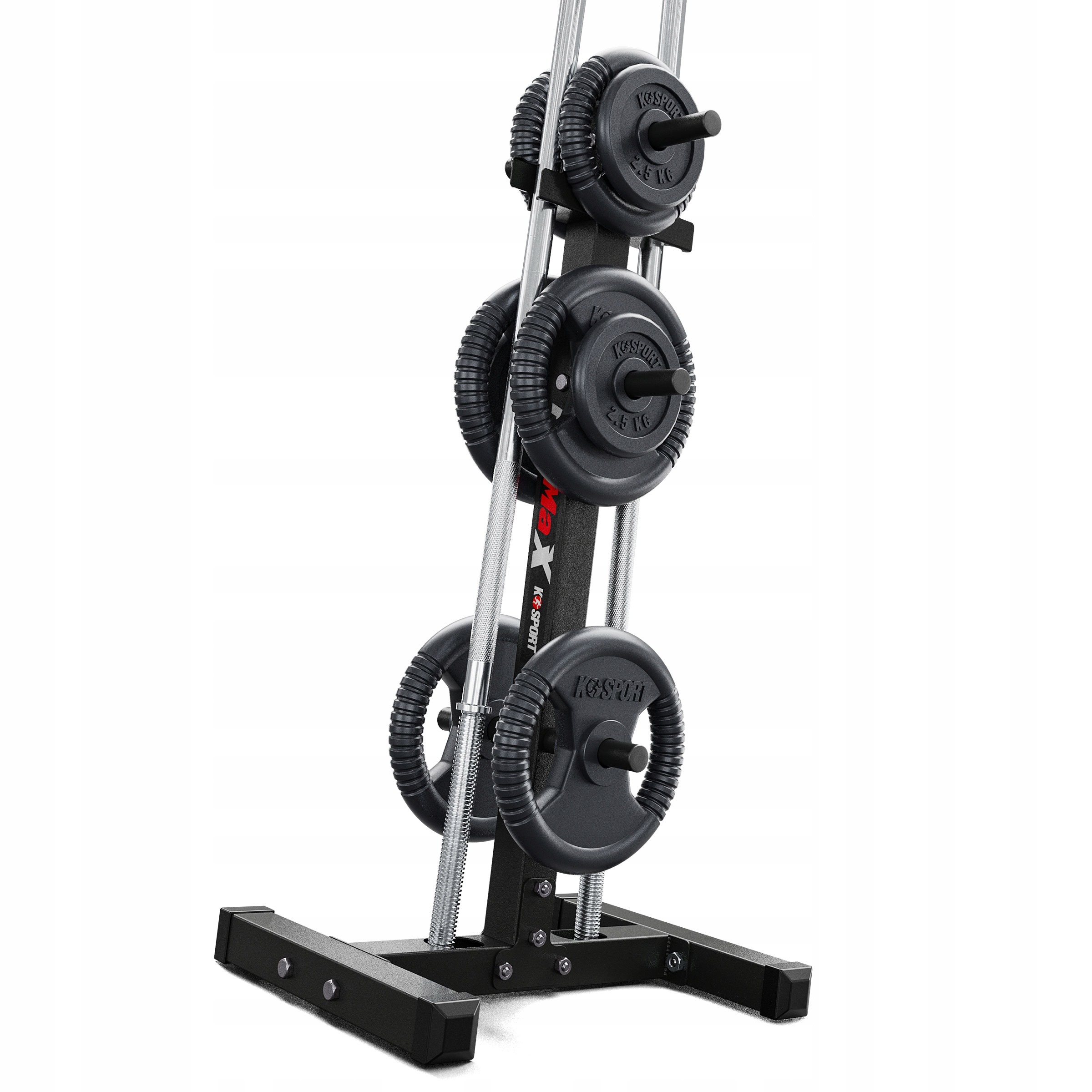 Stojan na závažia a činkové tyče K-SPORT KSH026, nosnosť 275 kg, 6 tŕňov