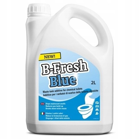 Thetford B-Fresh Blue 2 l koncentrát do turistických a chemických toaliet na rozklad odpadu