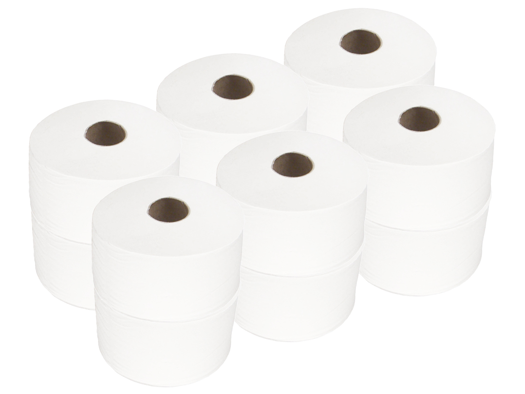 12ks jumbo extra dlhý celulóza toaletný papier