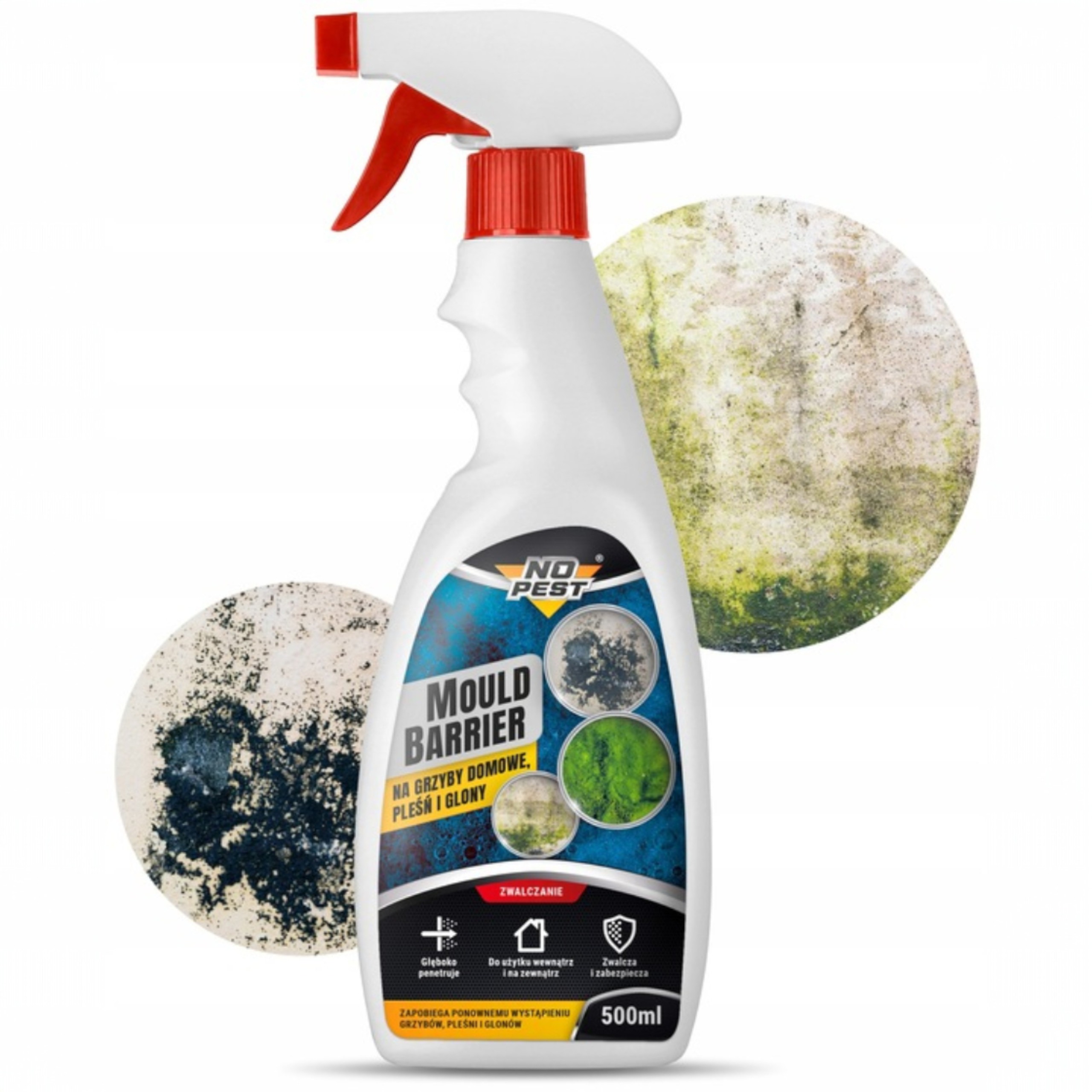 No Pest® Mold Barrier 500 ml – prípravok proti plesniam, hubám a riasam na steny