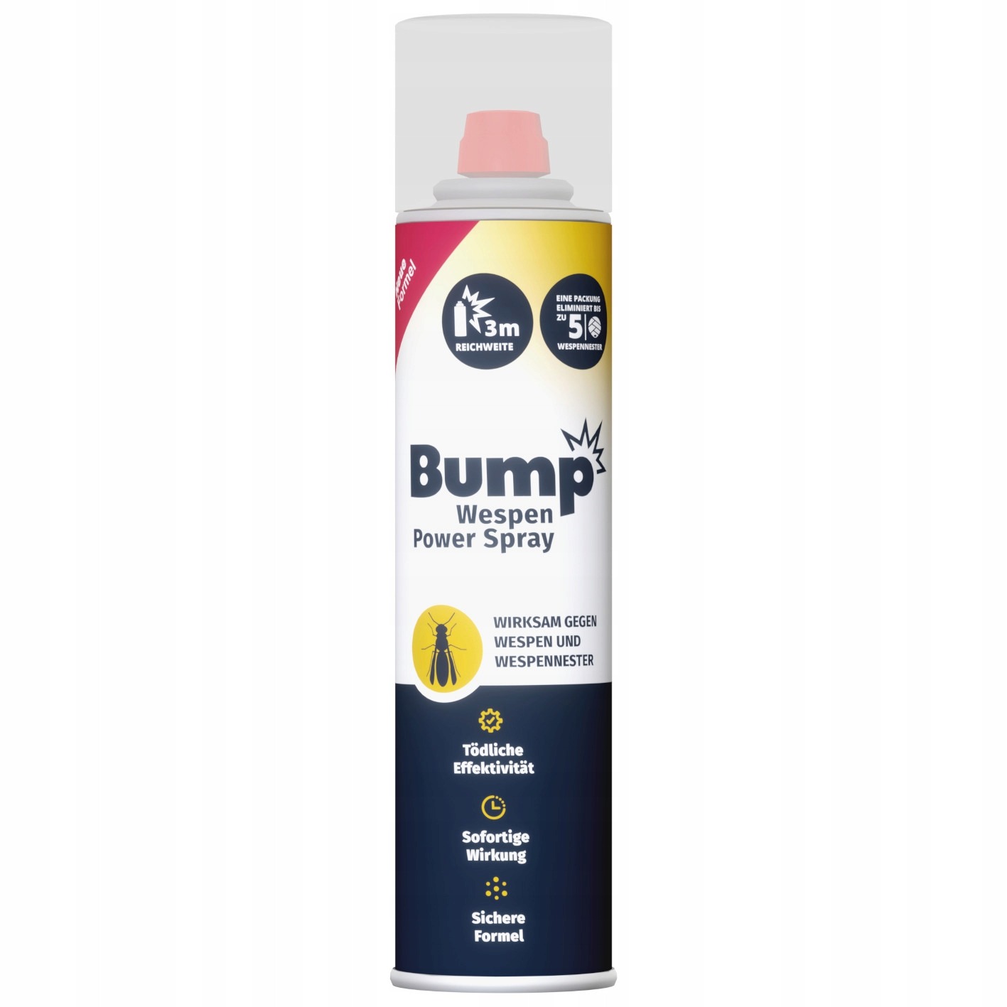 BUMP WESPEN Sprej proti ôsam a sršňom do hniezd 300ml x 4 – účinný aerosól