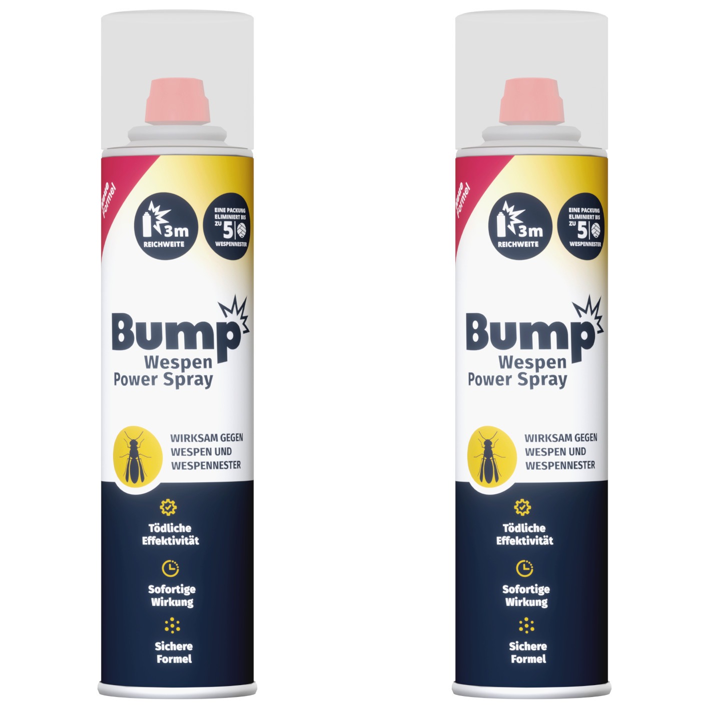 BUMP WESPEN 300 ml – prípravok na likvidáciu ôsich a sršších hniezd, 2× 300 ml