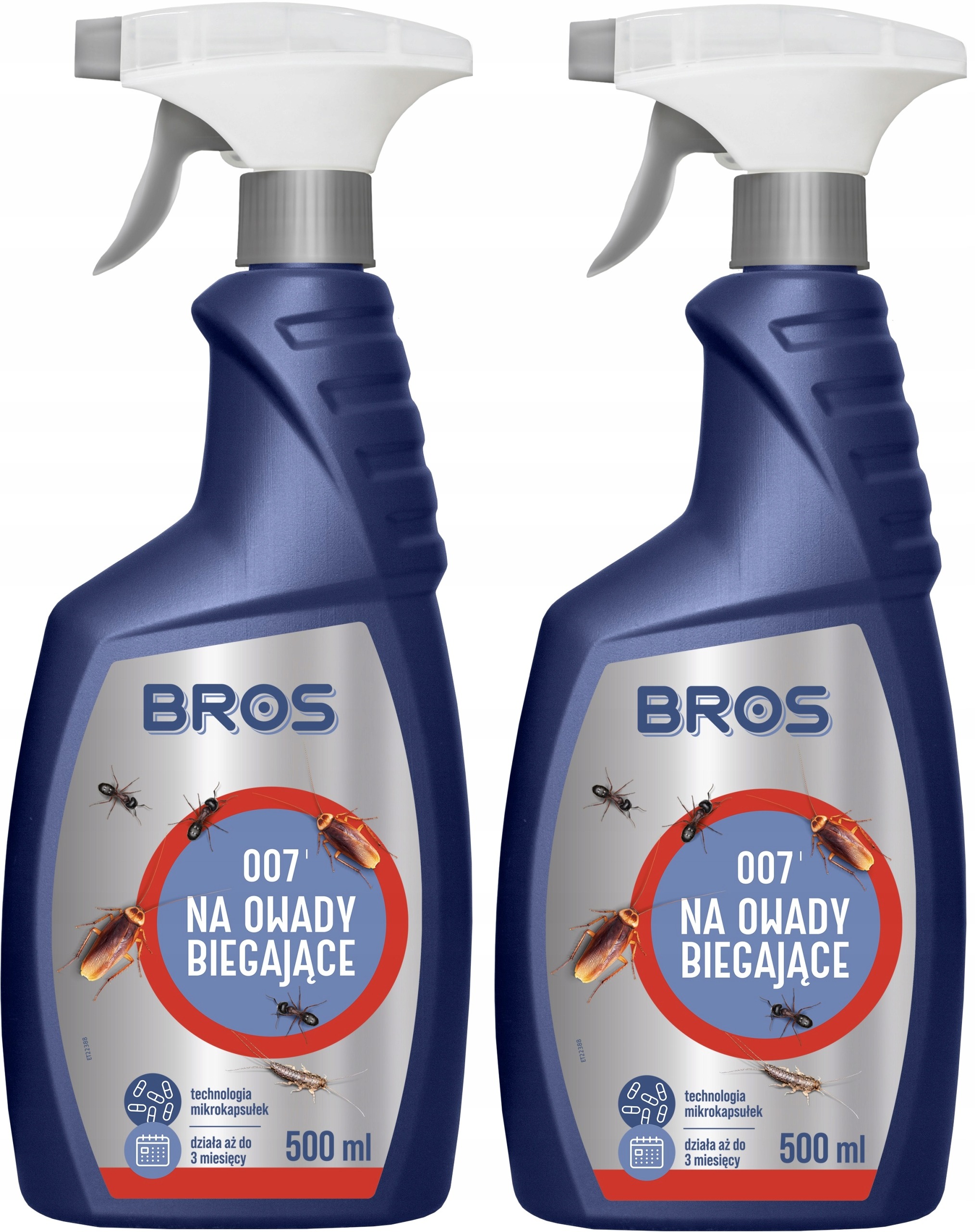 BROS 007 na lezúci hmyz – šváby, mravce, ploštice, rybenky 500 ml × 2