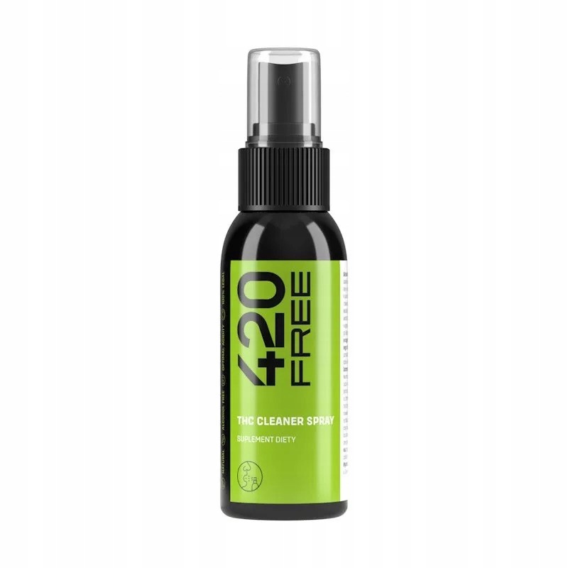 420FREE čistiaci sprej na THC zo slín 60 ml – prírodný, mäta