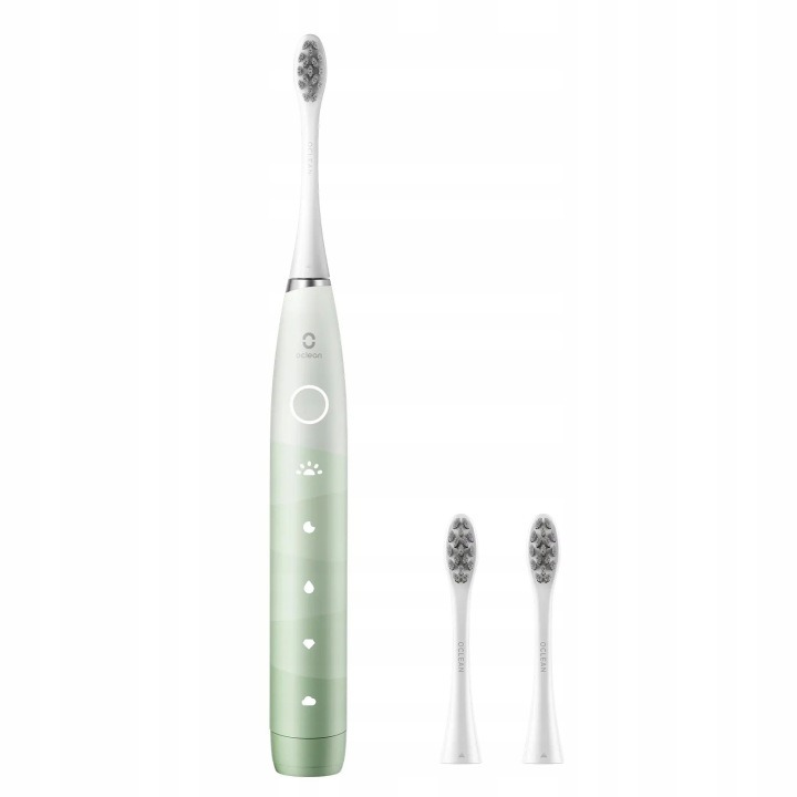 OCLEAN Flow S sonická zubná kefka zelená + 3 hlavice, 76 000 pohybov/min, IPX7, 180 dní batéria
