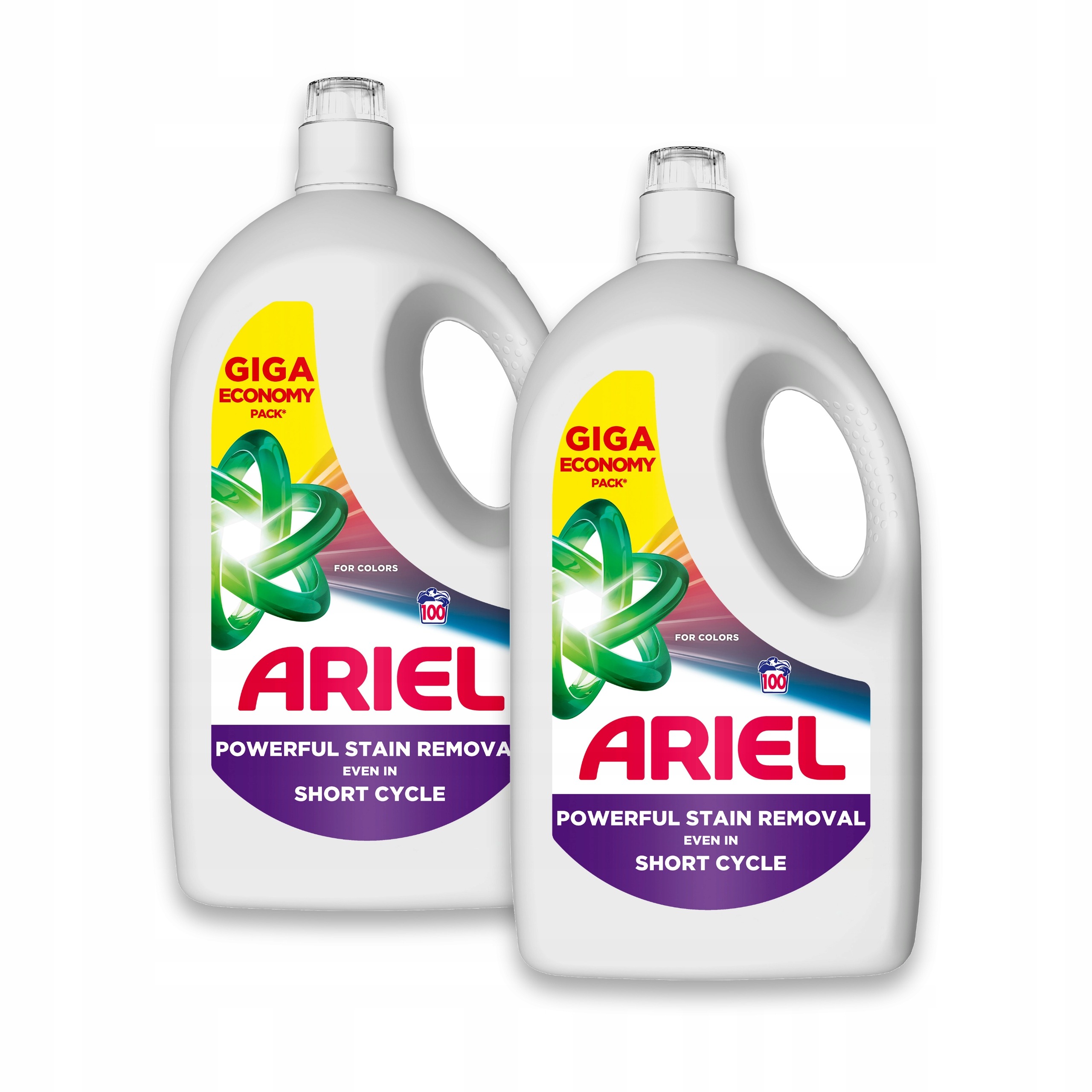 Ariel Color+ tekutý prací prostriedok na farebnú bielizeň 2×100 praní – 200 praní