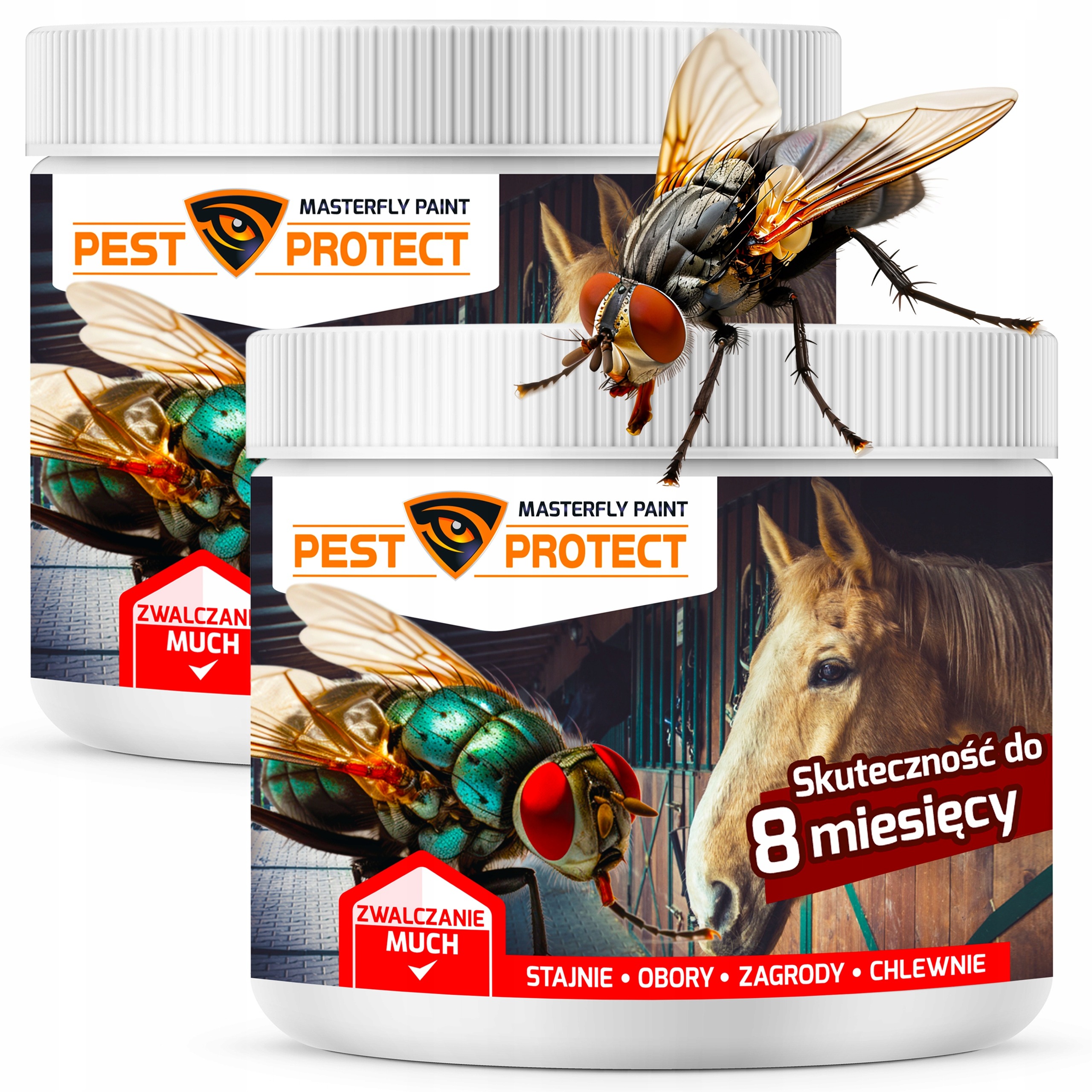 PEST PROTECT MasterFly Paint – prípravok proti muchám s Dinotefuranom 2×125 g