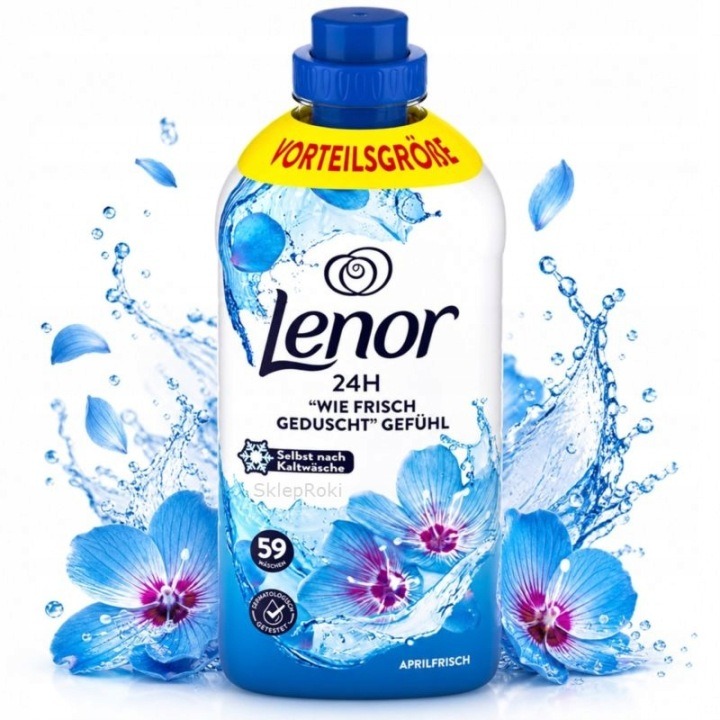 Lenor Aprilfrisch aviváž 1239 ml – 24-hodinová sviežosť, 59 praní