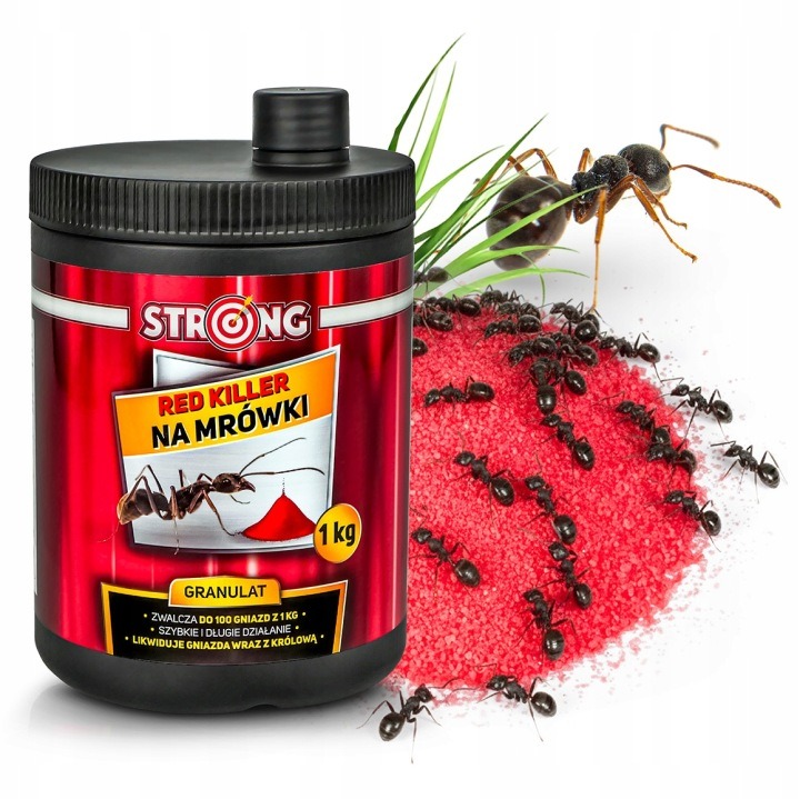 Strong Red Killer granule proti mravcom 1 kg – biocídna nástraha Masterants