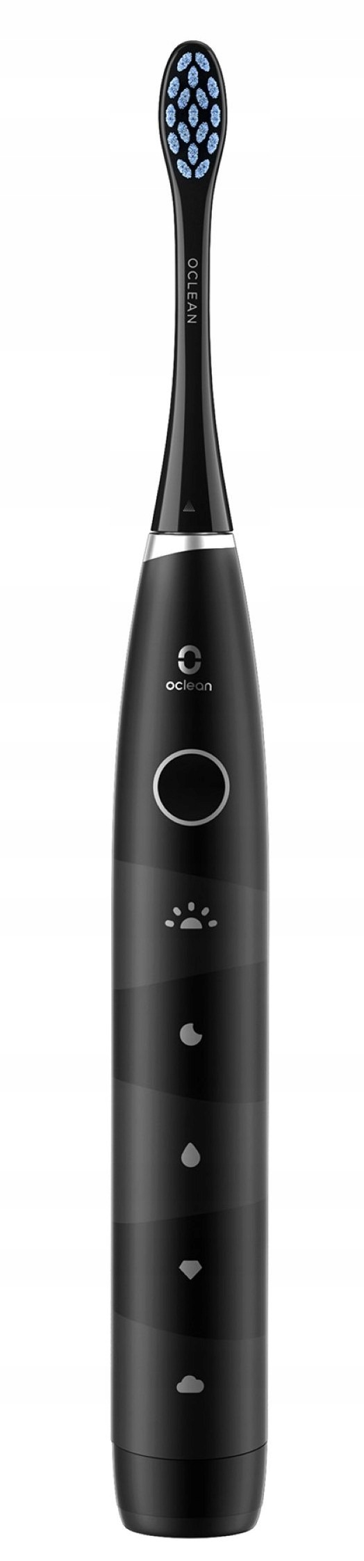 OCLEAN Flow čierna sonická zubná kefka – 76 000 pohybov/min, 5 režimov, 180 dní prevádzky