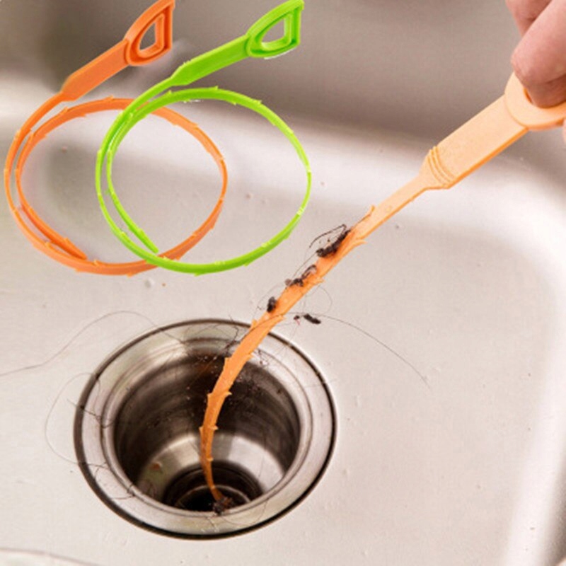 1PC WC Odtokový háčik na čistenie kuchynskej kúpeľne
