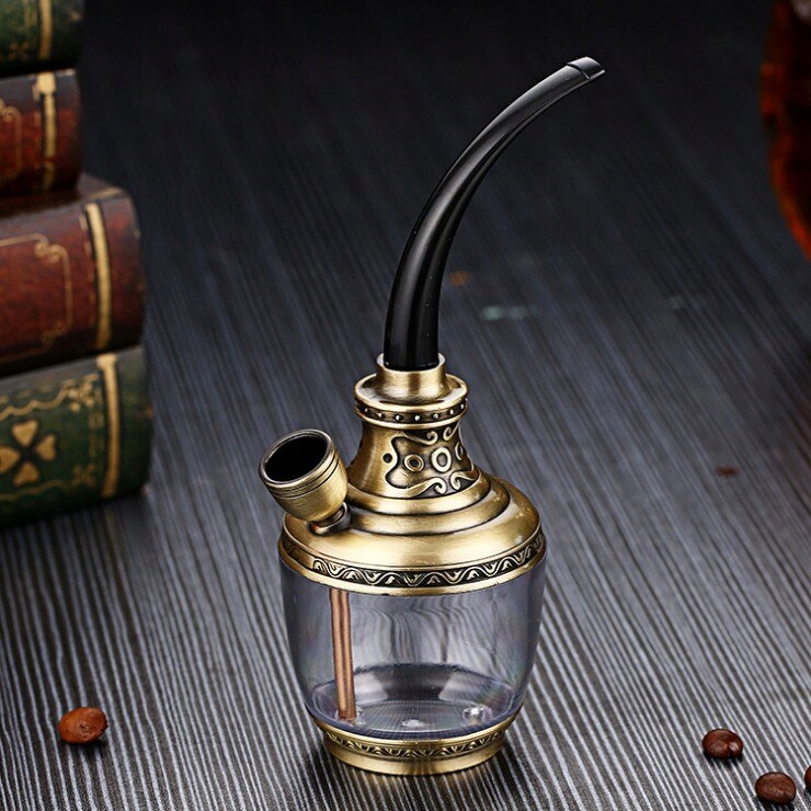 1pc 2 hnedé farby rukoväte shisha potrubia shisha