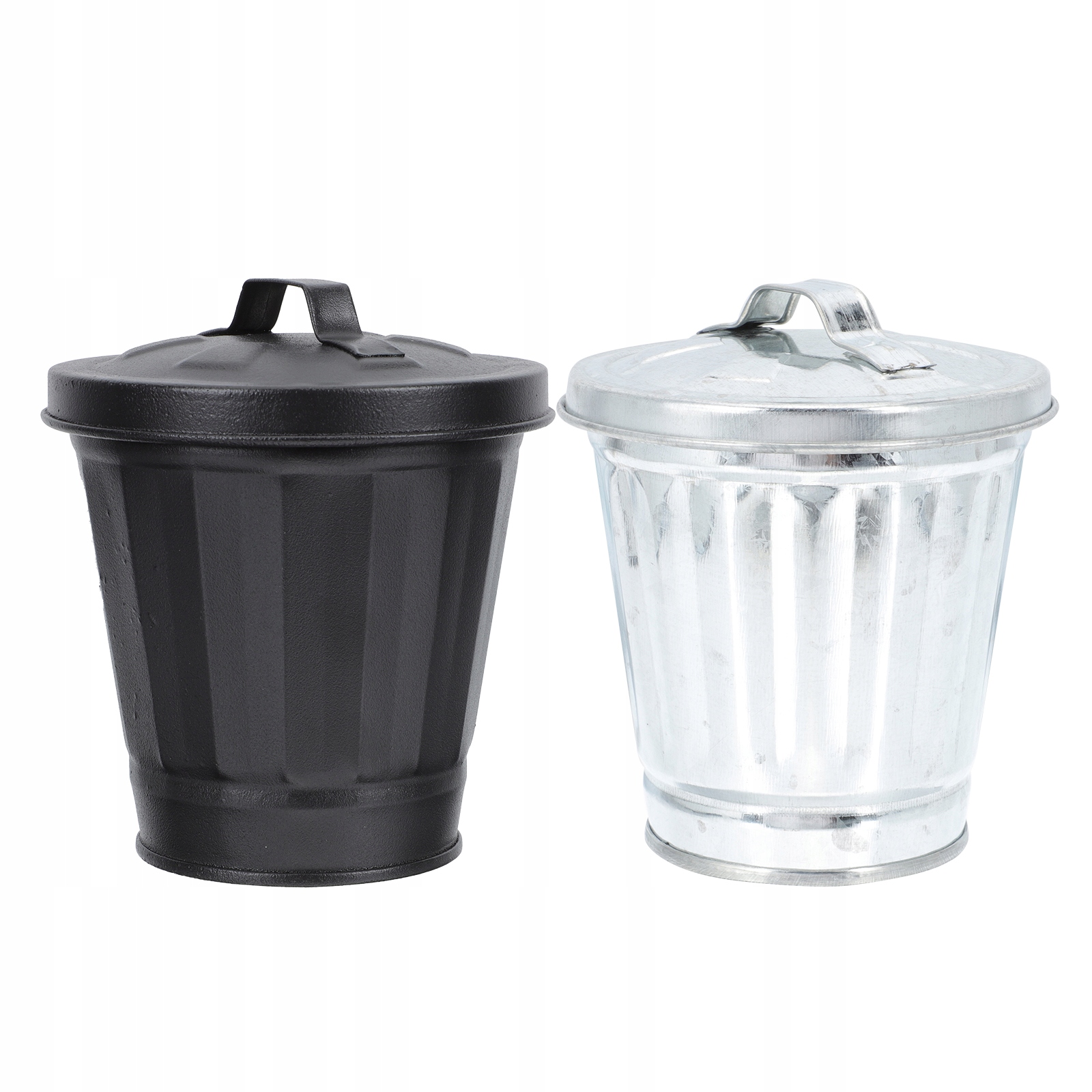 2 kusy stolové mini odpadové plechovky dekoratívne