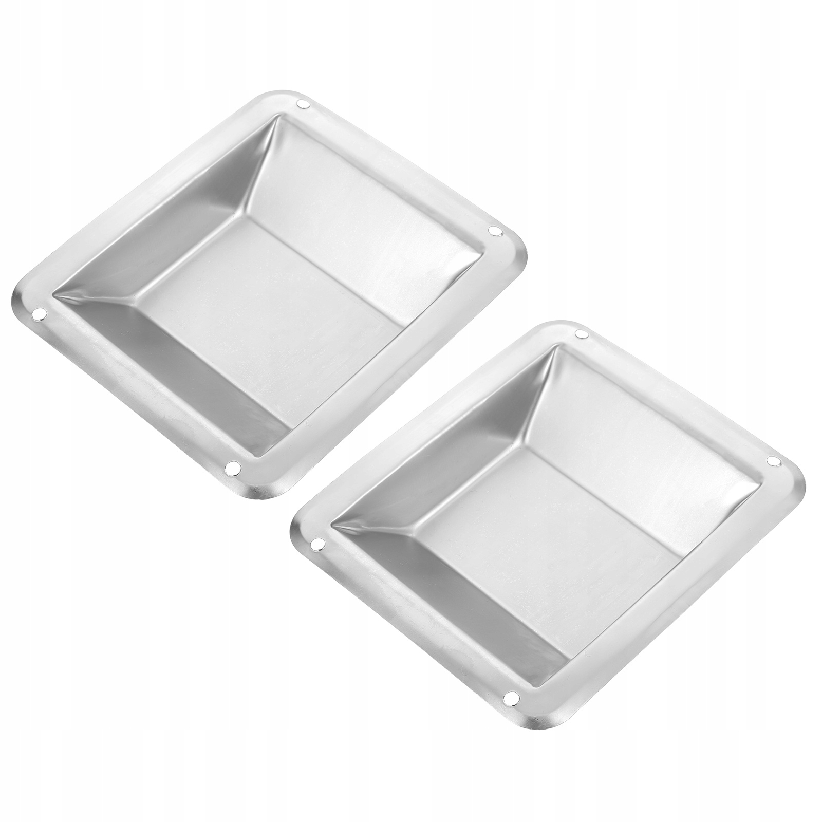 2 asptrays pre cigarety vonkajšie striebro