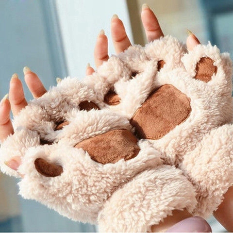 Rukavice - Mitten Rukavice dámske výrobky dkm šedá tkanina Universal