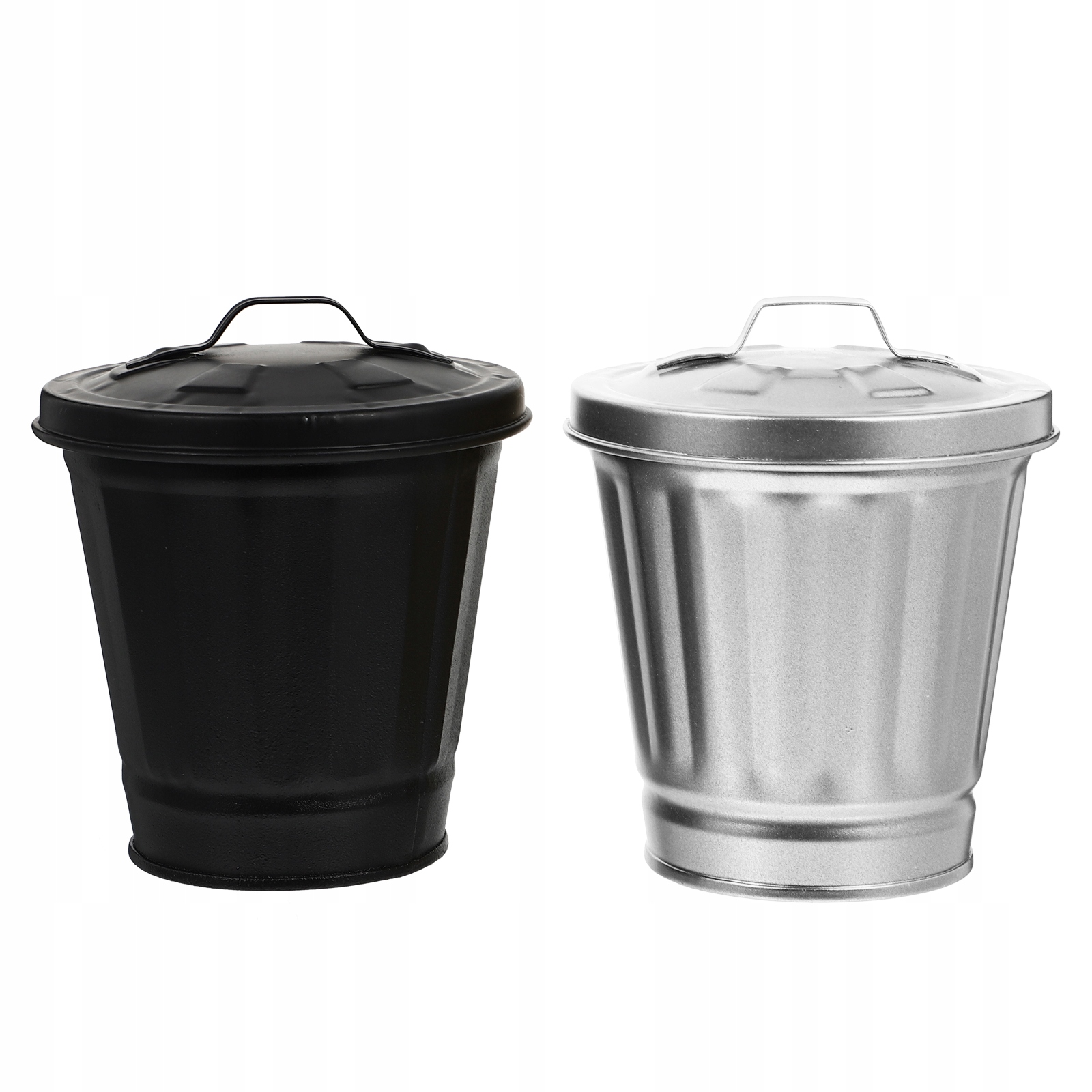 2 stolný mini železný odpadkový kôš