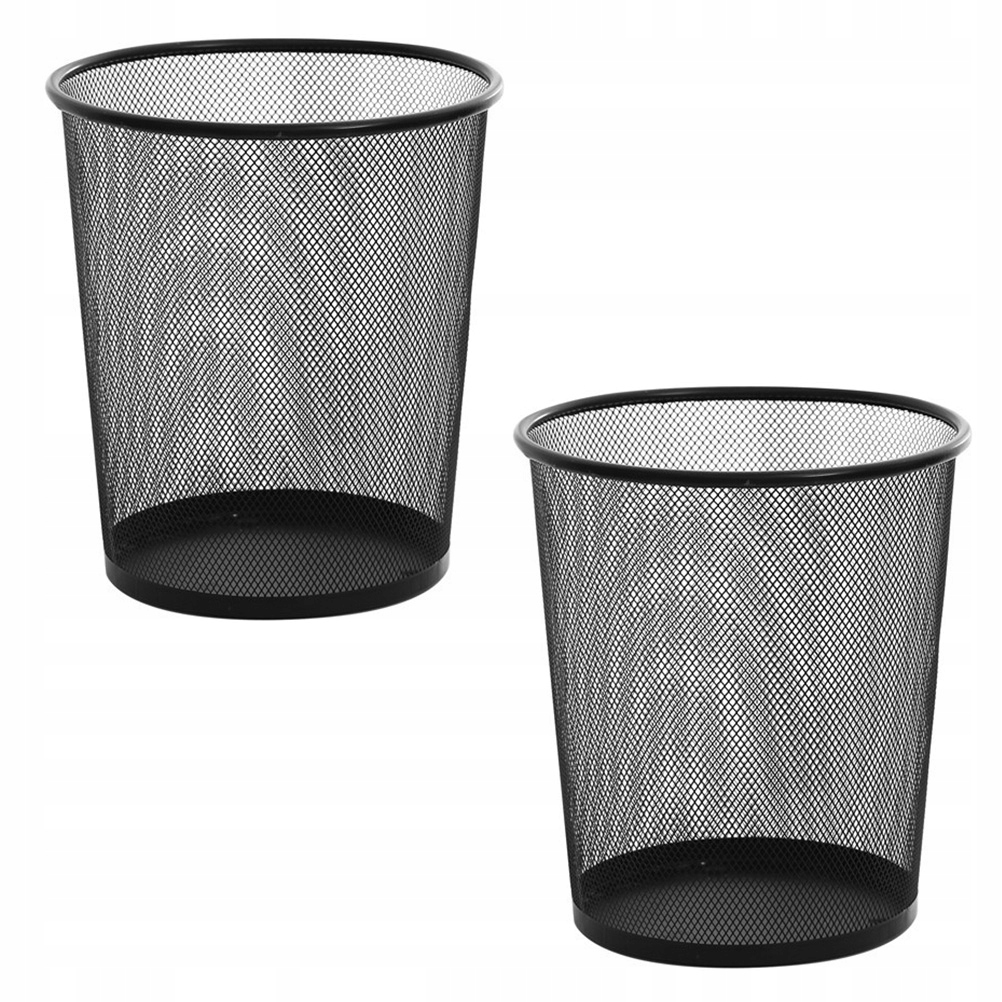 2 kusy jednoduché kancelárske odpadové koše.