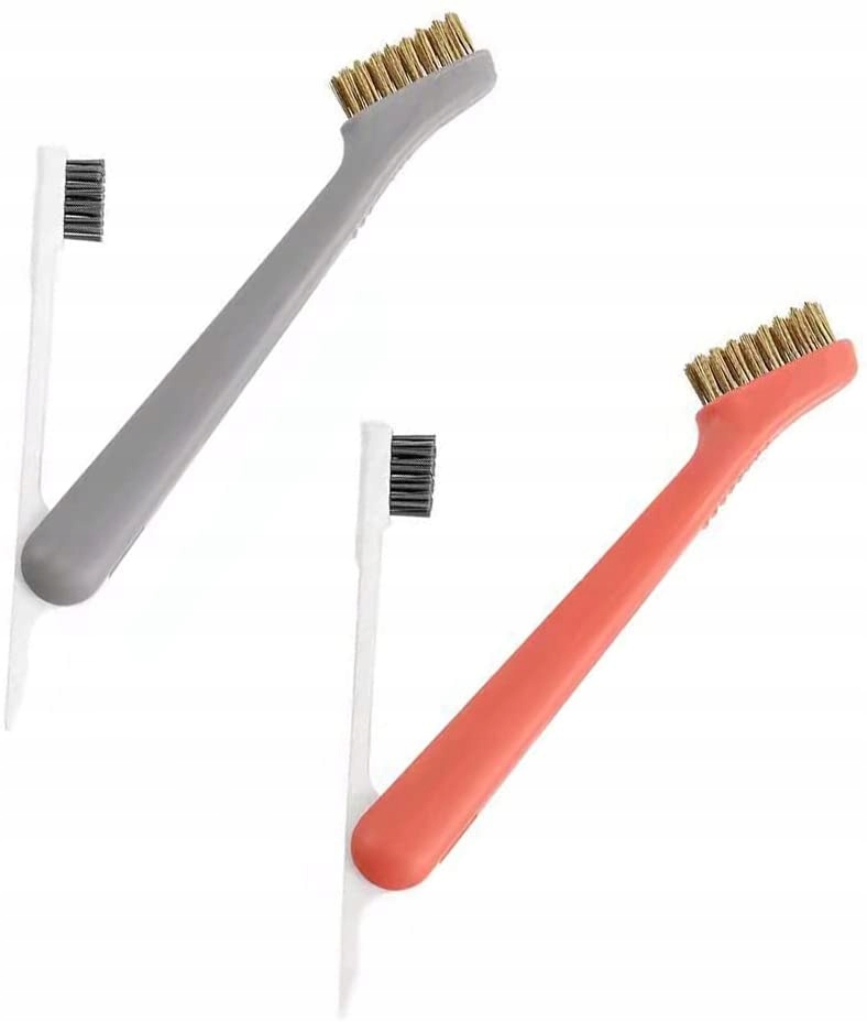 2 zazvonené oceľové kefy s kapucňou