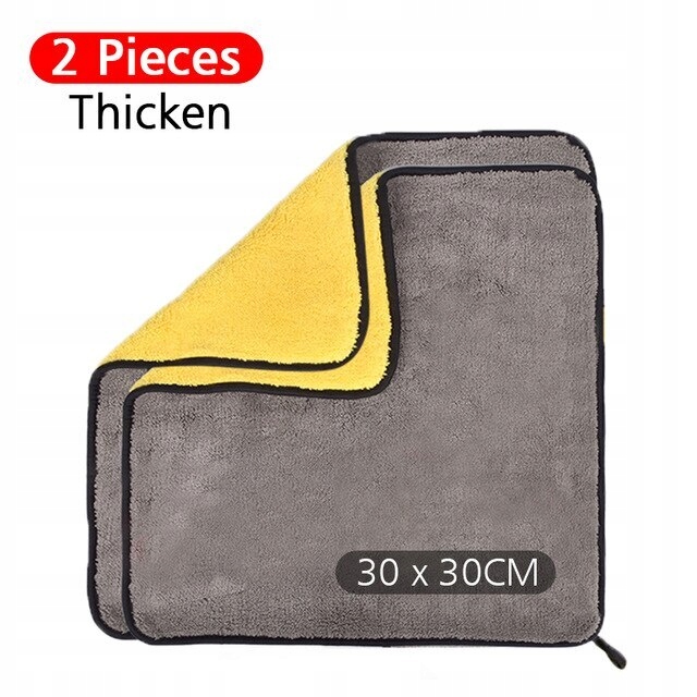 2 kusy ako 30 cm zahusteného umývacieho uteráka