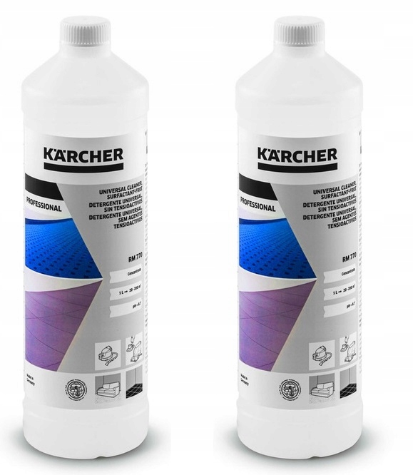 Prací gél - 2 x KARCHER RM 770 1L Koberec Koncentrát