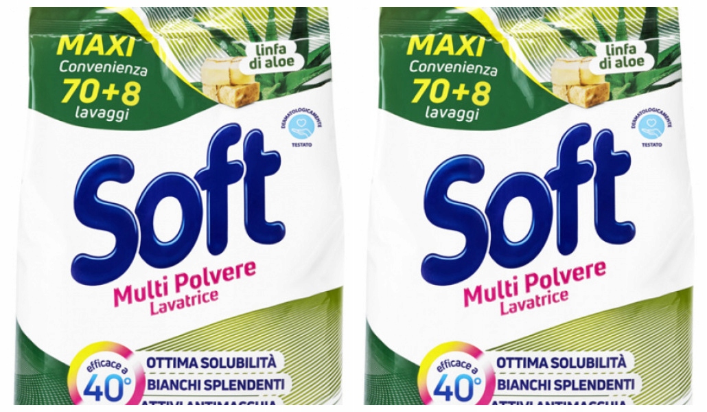 Prací prášok - 2 x prací prášok SOFT aloe 4,68 kg sada