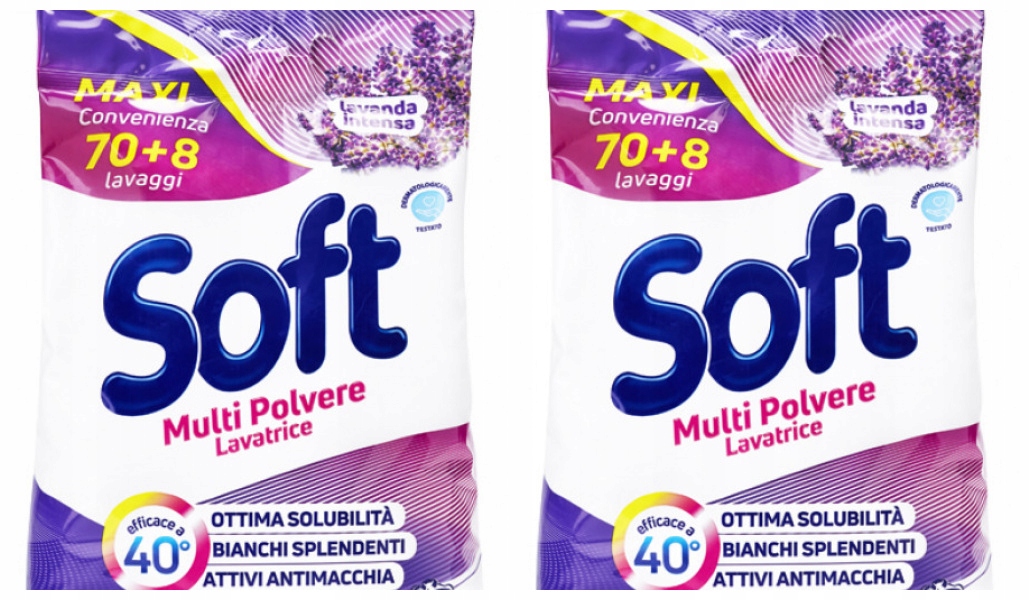 Prací prášok - 2 x prací prášok SOFT levanduľa 4,68 kg sada