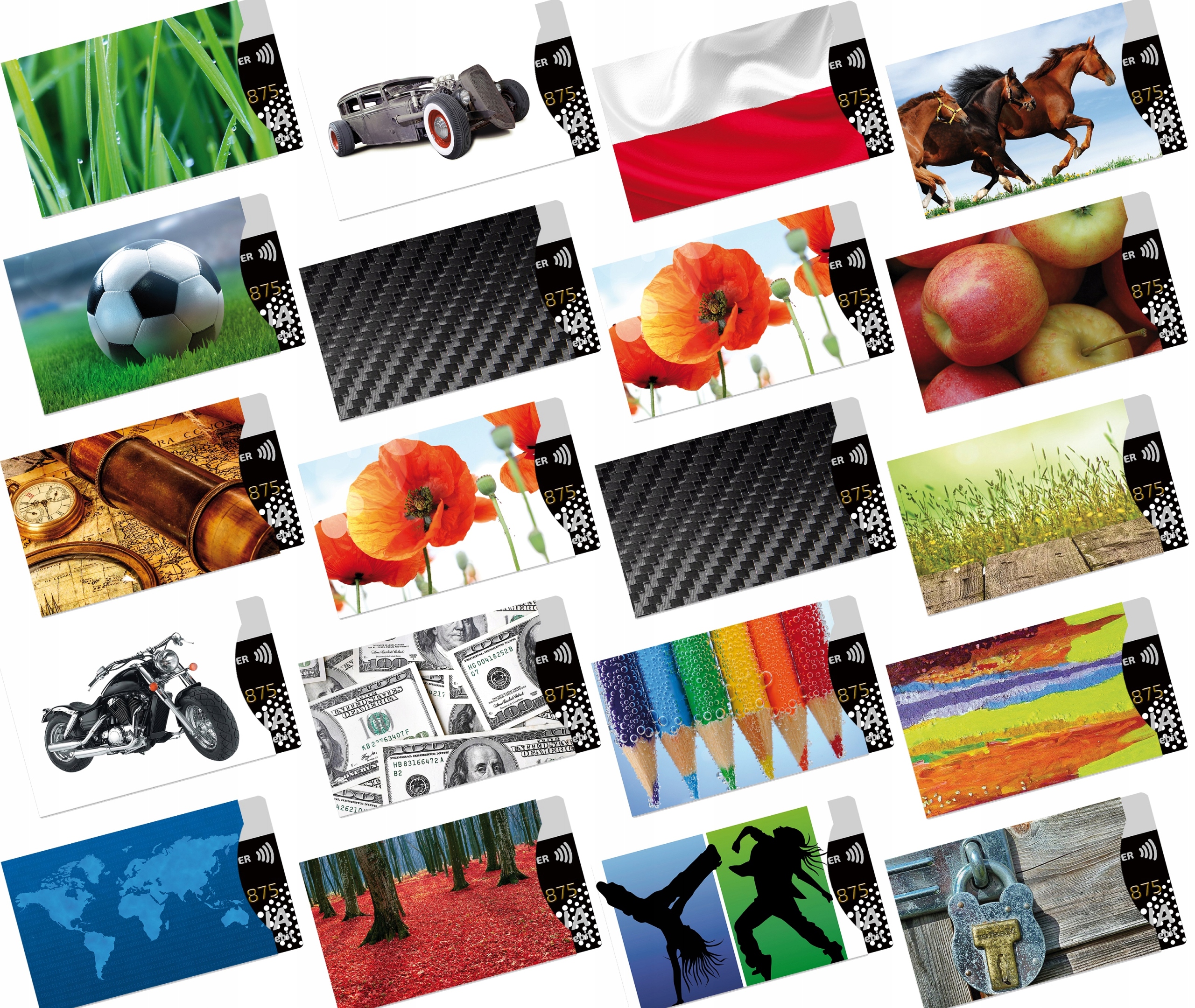 20 ks. PayPass RFID Proximity Cards