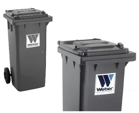 240L Odpadkové koše Kontajner Odpadkový kôš WEBER DE