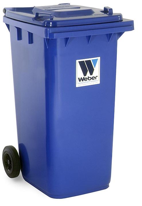240L nádoba.Odpadkový kôš.MODRÝ kôš