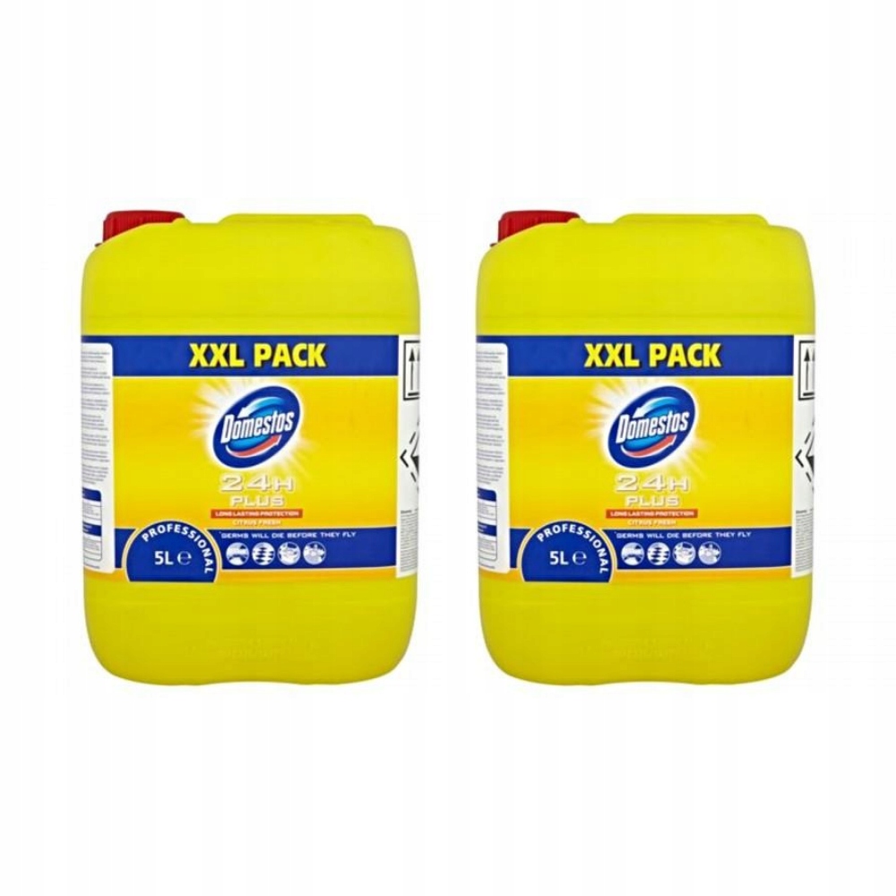 2x domestos Citrus 5 l Dezinfekcia WC