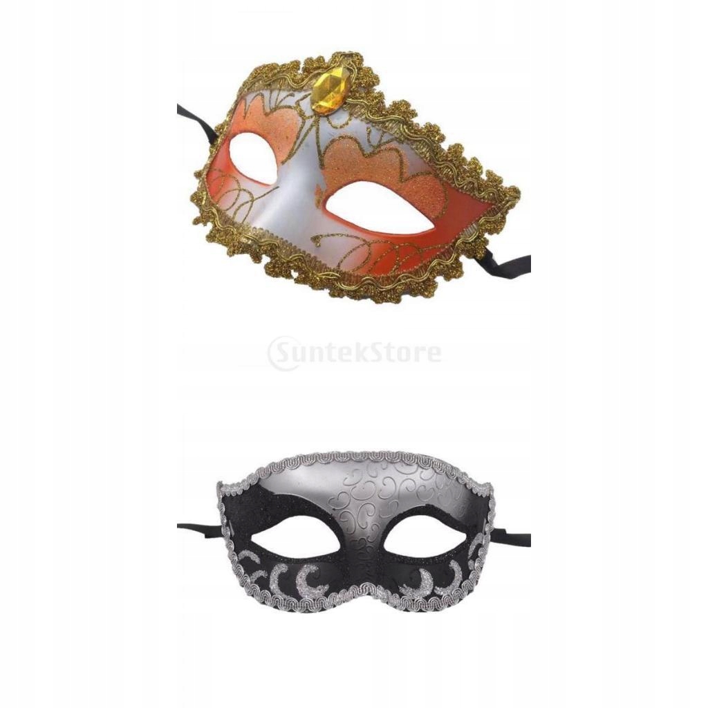 Maska na spanie - 2x polovica cosplay maskovaný kostým