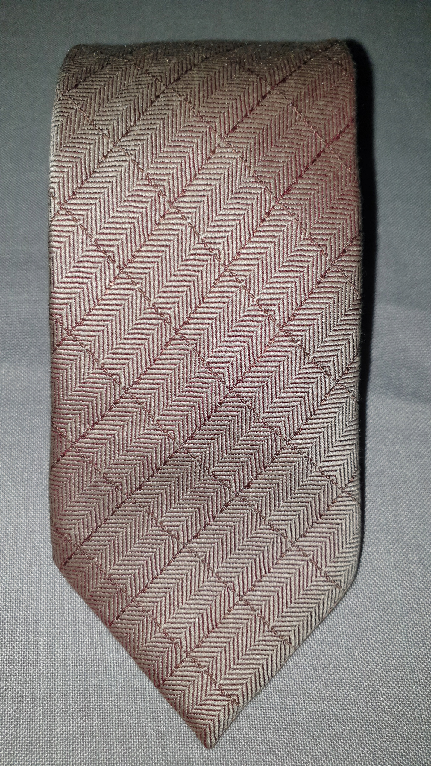 Široká kravata Jan Paulsen Cashmere Beige, Brown