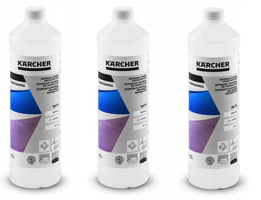 Prací gél - 3 x cyklistický koncentrát KARCHER RM 770 1L