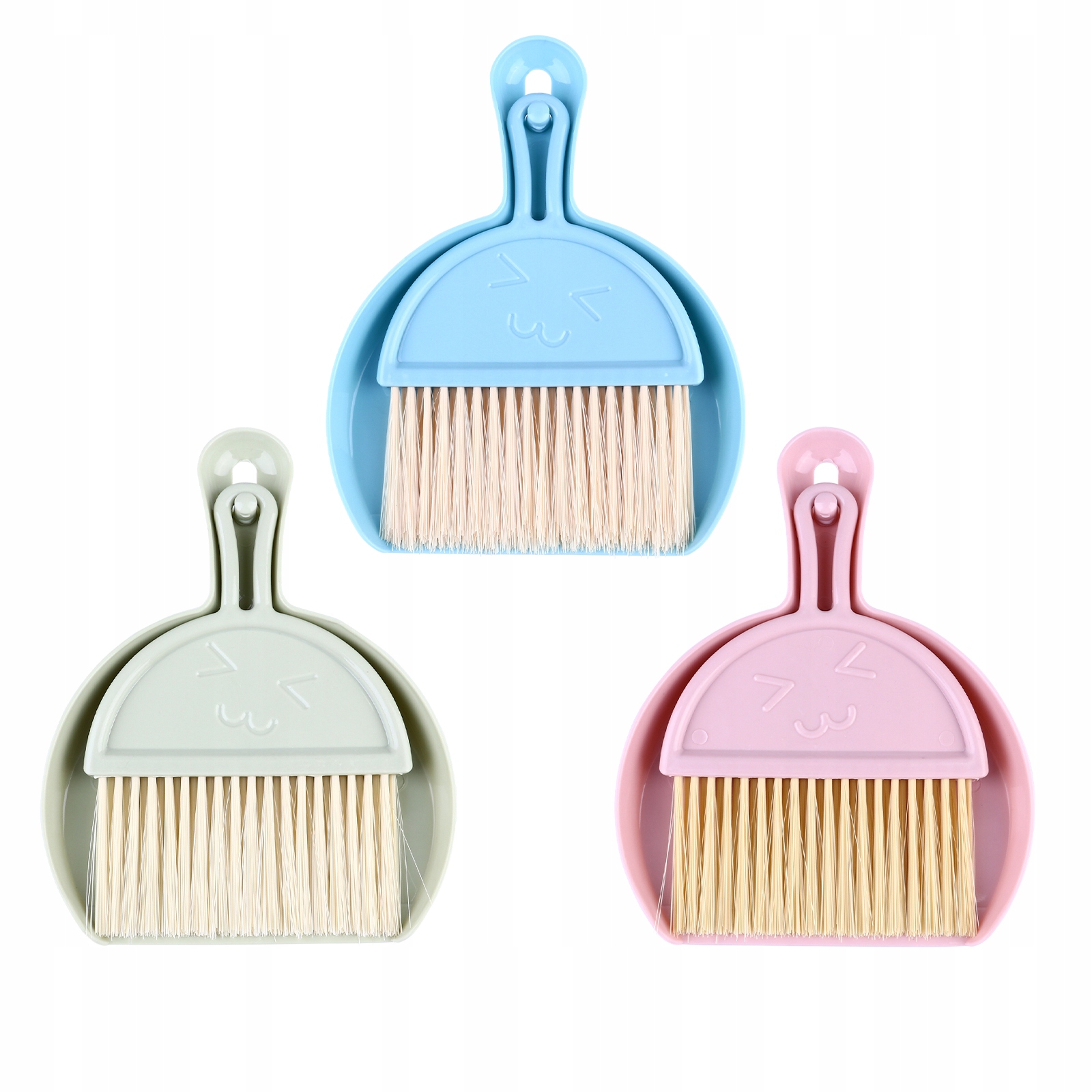 3 sady kefky Mini Broom Scoop Useful