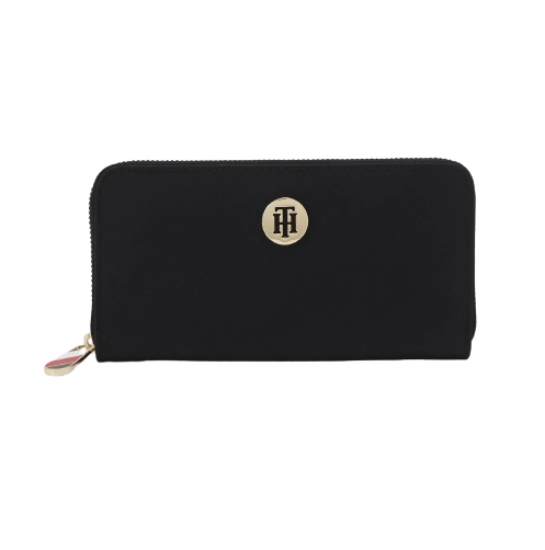 Peňaženka - Čierna syntetická peňaženka Tommy Hilfiger POPPY ST LARGE ZA WALLET - Dámsky produkt
